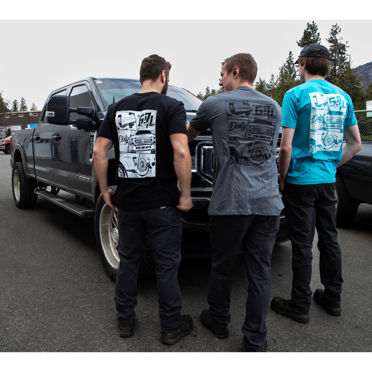 Dirty Diesel Powerstroke Graphic Tee-T-Shirt-Dirty Diesel Customs-Dirty Diesel Customs