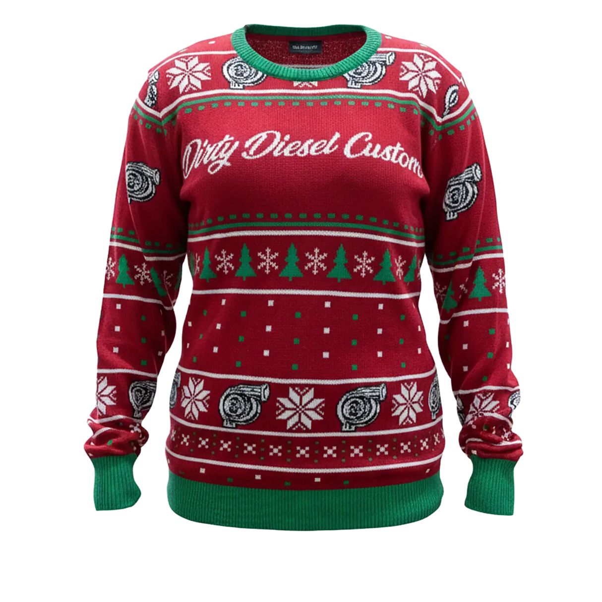 Dirty Ugly Christmas Sweater-Sweater-Dirty Diesel Customs-Dirty Diesel Customs