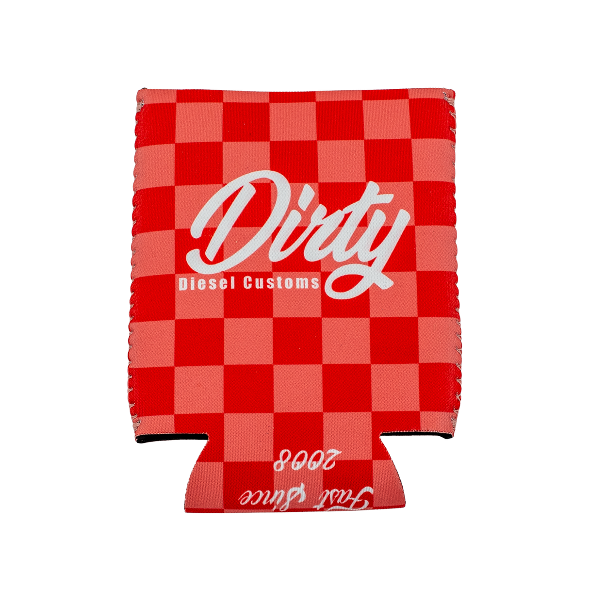 Dirty Diesel Checkered Drink Koozies - Beer Koozie - Dirty Diesel Customs
