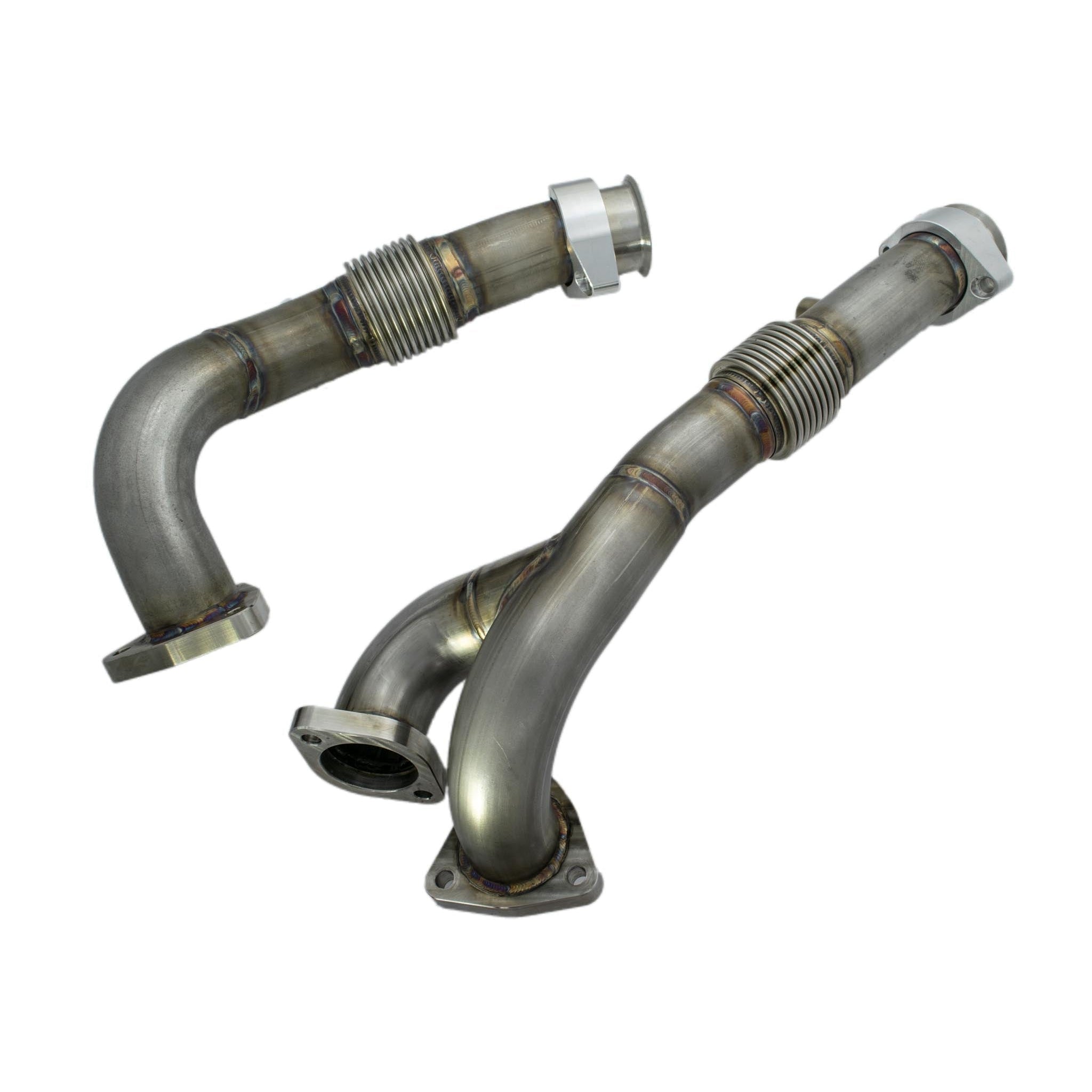 * Discontinued* 2008-2010 Powerstroke Performance Up-Pipes (6.4up-pipe-noegr)-Up-Pipes-Point Zero Fabrication-Dirty Diesel Customs