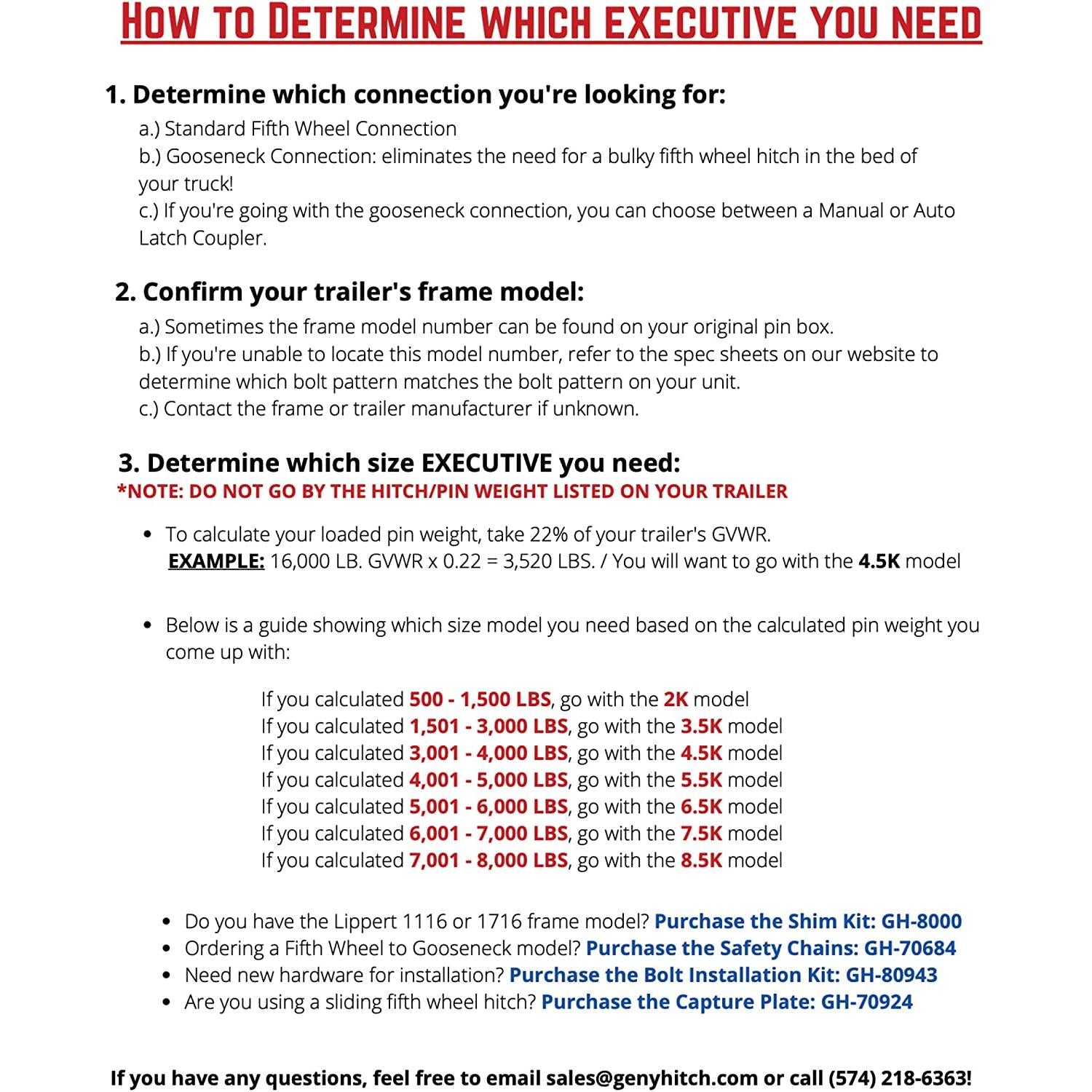 Executive Torsion-Flex Fifth Wheel King To Gooseneck Ball Coupler - 2 5/16" Ball, 1.5K (GH-8045)-Gooseneck Hitch-Gen-Y Hitch-Dirty Diesel Customs