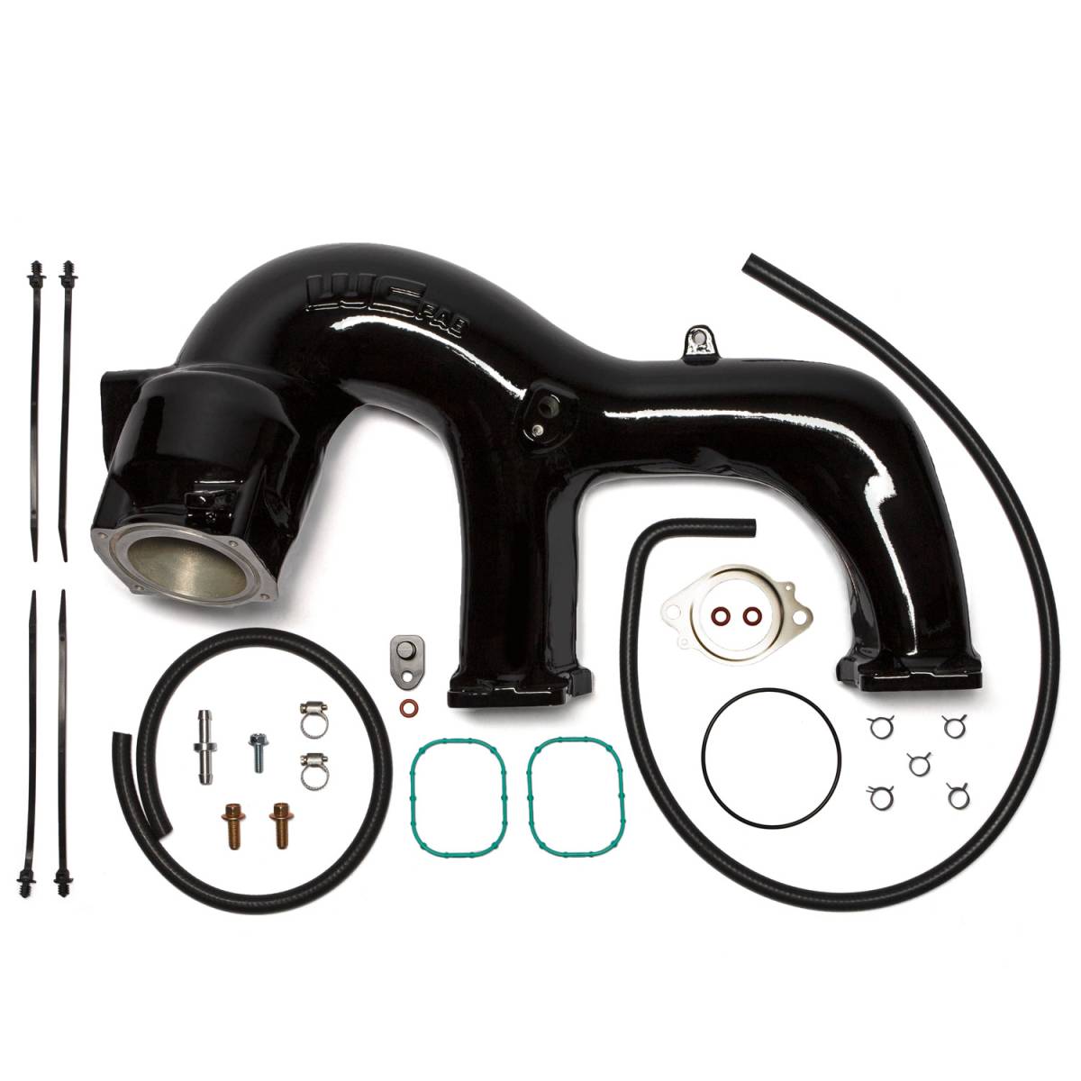 2017-2026 Duramax High Flow Y-Bridge Kit, Gloss Black - Wehrli Custom Fabrication