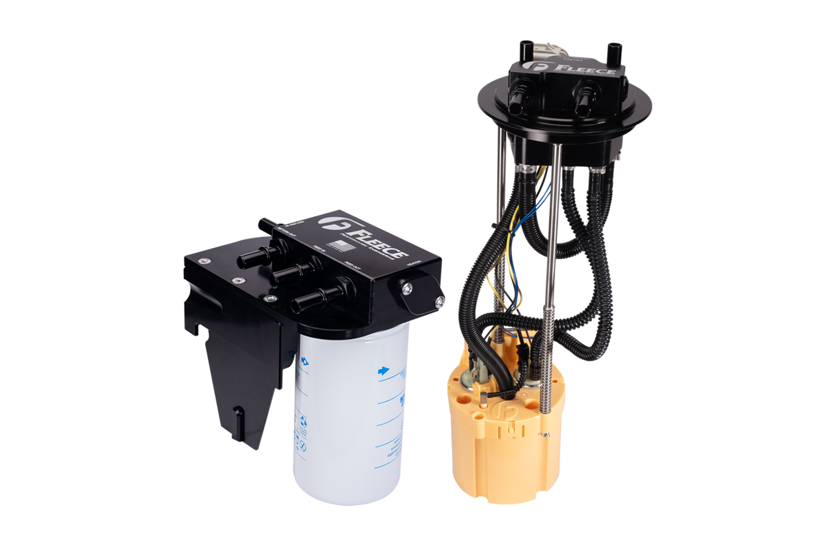 2017-2024 Powerstroke Short Bed PowerFlo Lift Pump w/ Under Bed Filter Kit (FPE-PF-FMC-1724-SB-KIT)