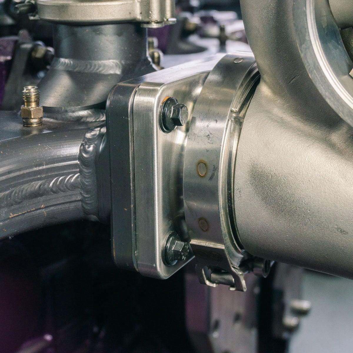 Flange To V-Band Kit For Gt55/G57 T6 Turbo (1D1149)-Turbo Drain Adapter-Industrial Injection-Dirty Diesel Customs