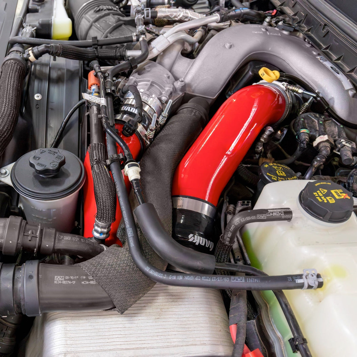 Banks Boost Tubes Engine Bay