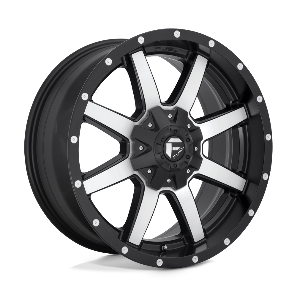 Fuel 1PC D537 MAVERICK - Matte Black Machined-Wheels-Fuel-D53720901750-Dirty Diesel Customs