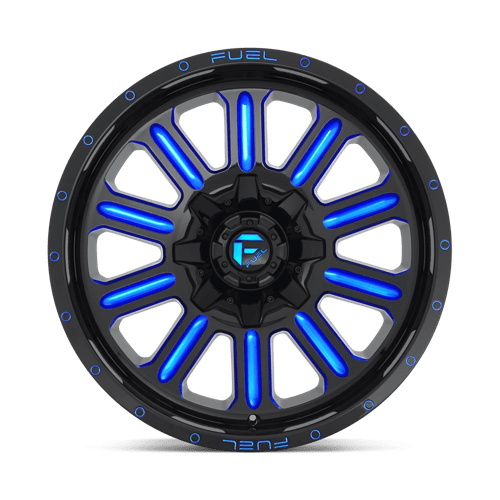 Fuel 1PC D646 HARDLINE - Gloss Black Blue Tinted Clear-Wheels-Fuel-Dirty Diesel Customs