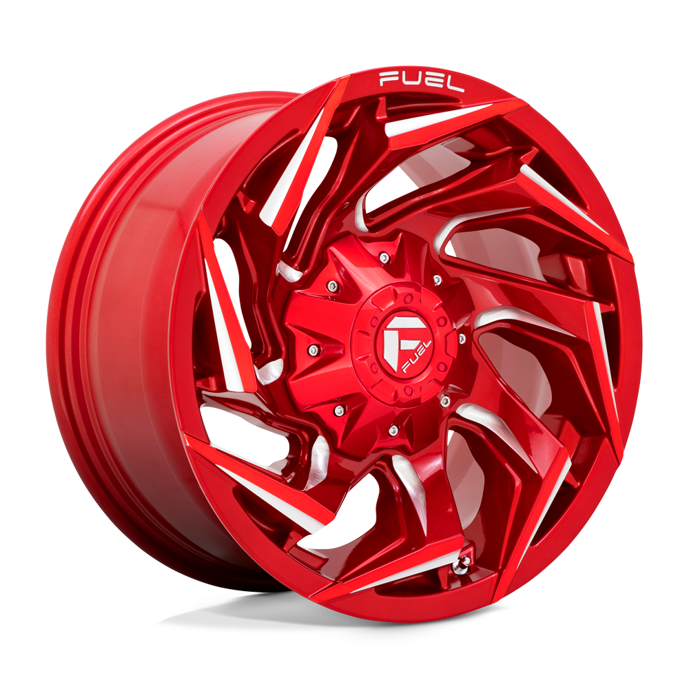 Fuel 1PC D754 REACTION - Candy Red Milled-Wheels-Fuel-D75418901750-Dirty Diesel Customs