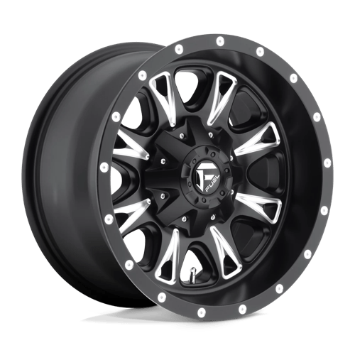 Fuel D513 THROTTLE - Matte Black Milled-Wheels-Fuel-Dirty Diesel Customs