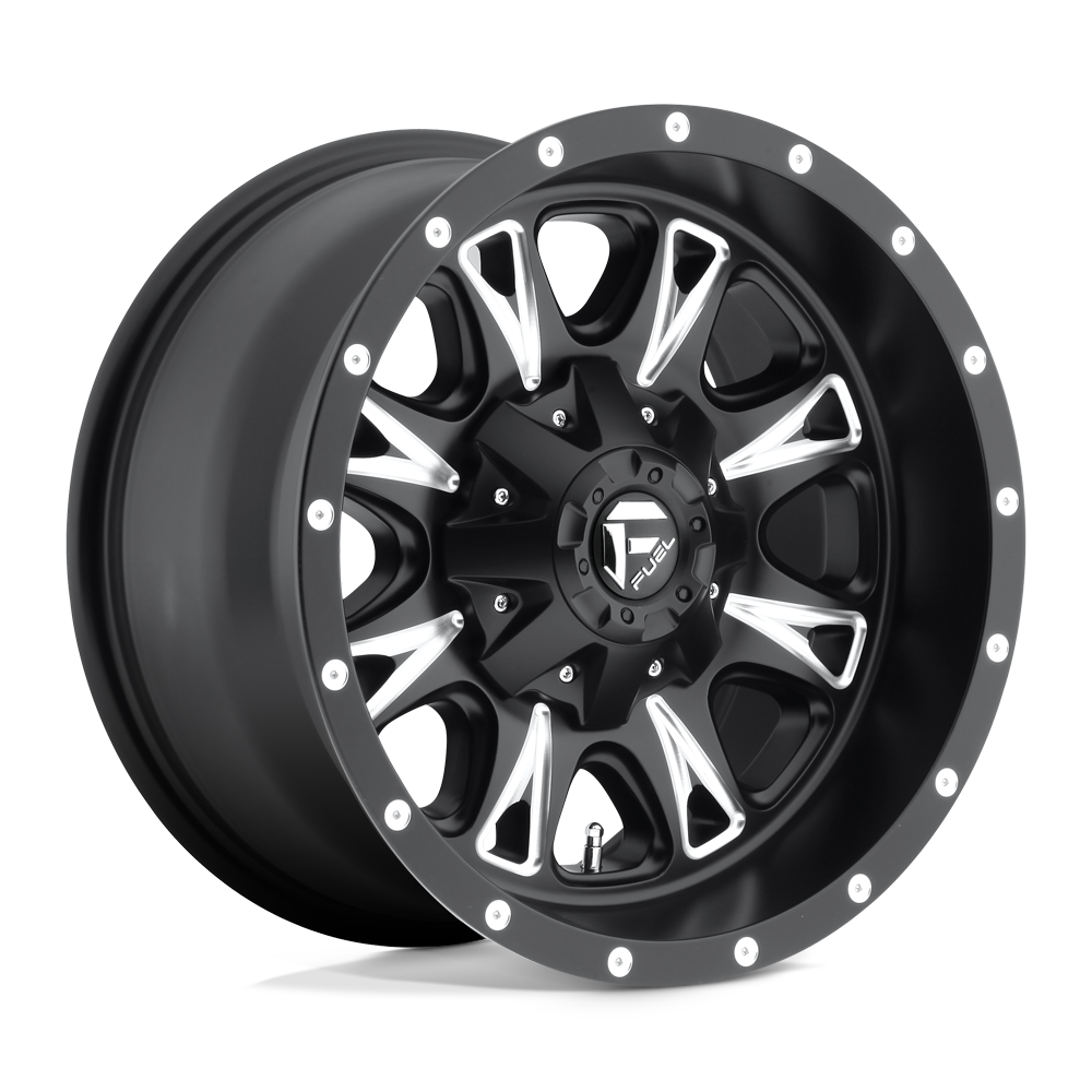 Fuel D513 THROTTLE - Matte Black Milled-Wheels-Fuel-Dirty Diesel Customs