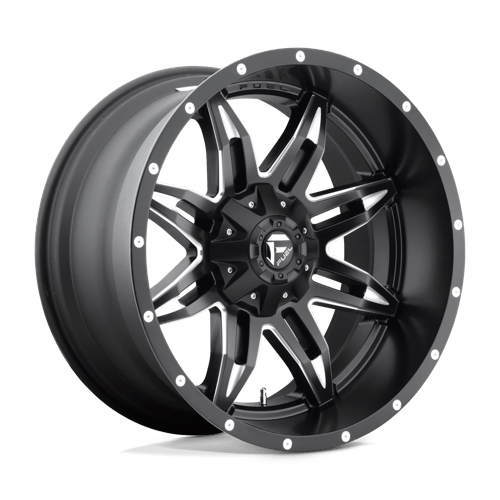 Fuel D567 LETHAL - Matte Black Milled-Wheels-Fuel-Dirty Diesel Customs