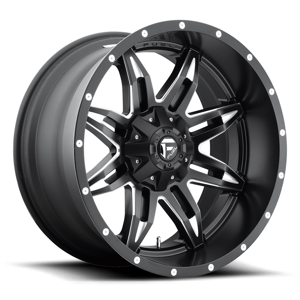 Fuel D567 LETHAL - Matte Black Milled-Wheels-Fuel-Dirty Diesel Customs