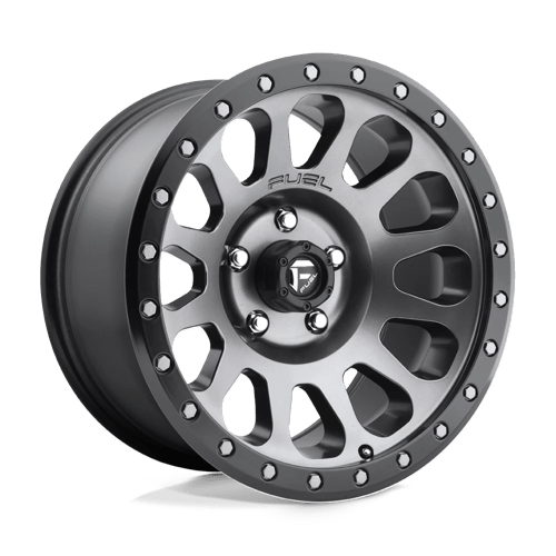 Fuel D601 VECTOR - Matte Gun Metal Black Bead Ring-Wheels-Fuel-Dirty Diesel Customs