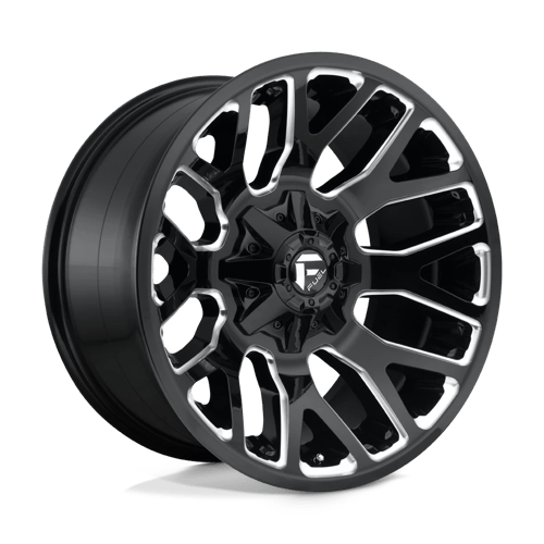 Fuel D623 WARRIOR - Gloss Black Milled-Wheels-Fuel-Dirty Diesel Customs
