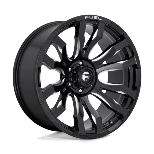 Fuel D673 BLITZ - Gloss Black Milled-Wheels-Fuel-Dirty Diesel Customs