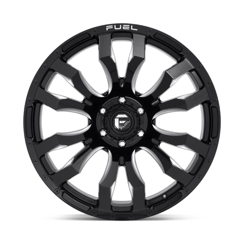 Fuel D673 BLITZ - Gloss Black Milled-Wheels-Fuel-Dirty Diesel Customs