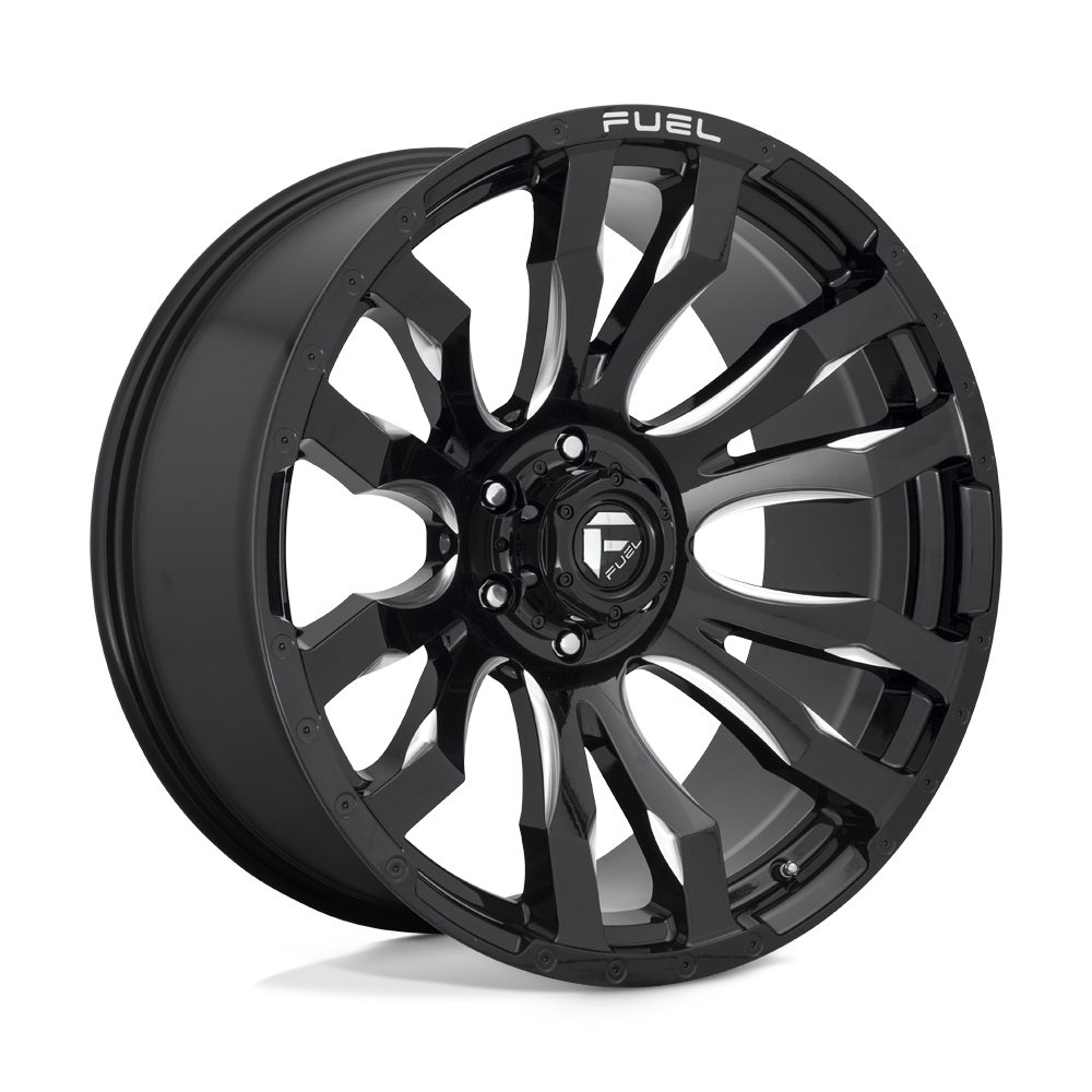 Fuel D673 BLITZ - Gloss Black Milled-Wheels-Fuel-Dirty Diesel Customs