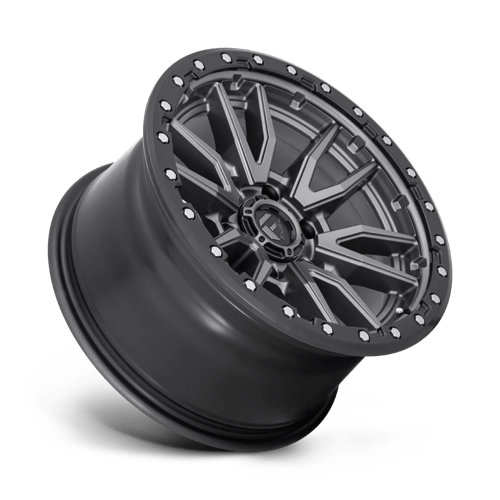 Fuel D680 REBEL - Matte Gun Metal Black Bead Ring-Wheels-Fuel-Dirty Diesel Customs