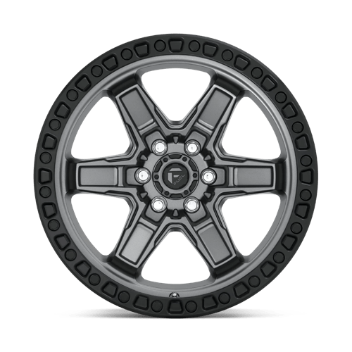Fuel D698 KICKER - Matte Gun Metal Black Bead Ring-Wheels-Fuel-Dirty Diesel Customs