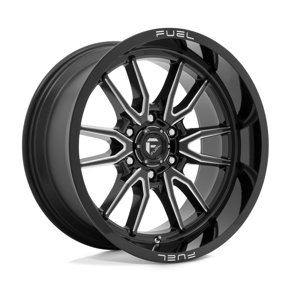 Fuel D761 CLASH - Gloss Black Milled-Wheels-Fuel-Dirty Diesel Customs