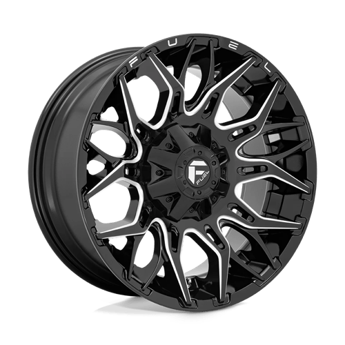 Fuel D769 TWITCH - Glossy Black Milled-Wheels-Fuel-Dirty Diesel Customs
