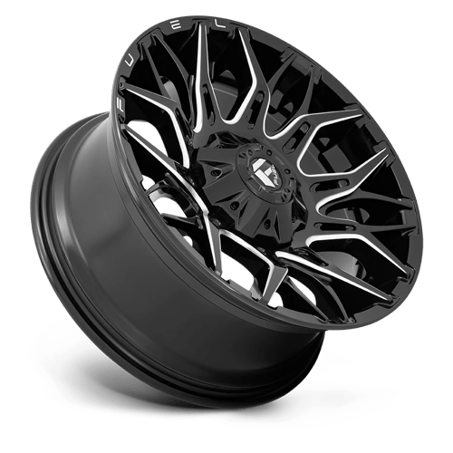 Fuel D769 TWITCH - Glossy Black Milled-Wheels-Fuel-Dirty Diesel Customs