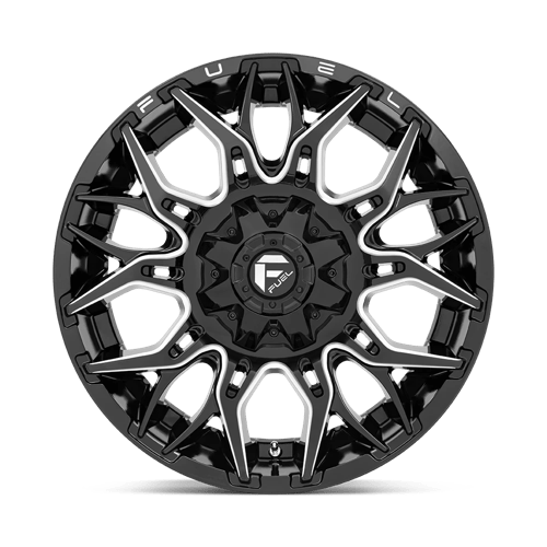 Fuel D769 TWITCH - Glossy Black Milled-Wheels-Fuel-Dirty Diesel Customs