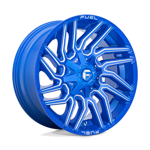 Fuel D774 TYPHOON - Anodized Blue Milled-Wheels-Fuel-Dirty Diesel Customs