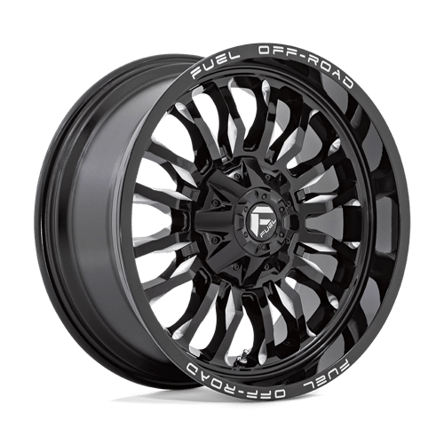 Fuel D795 ARC - Gloss Black Milled-Wheels-Fuel-Dirty Diesel Customs