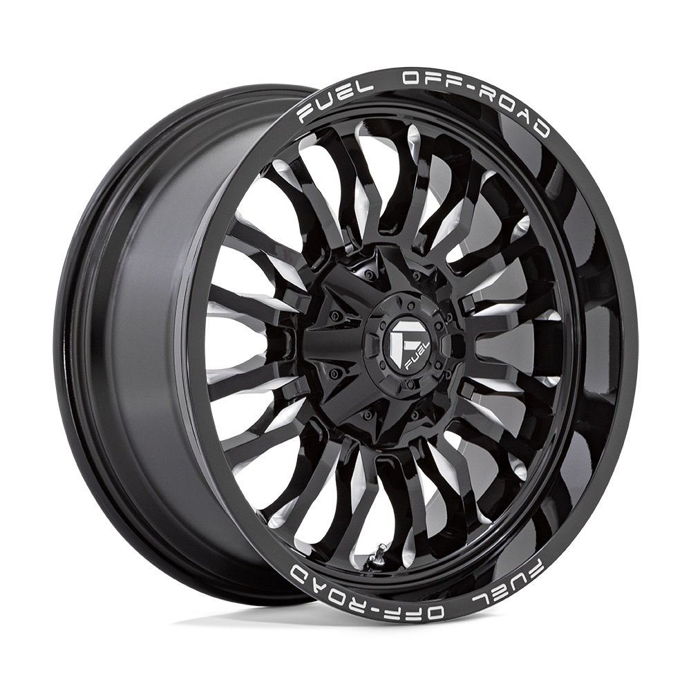 Fuel D795 ARC - Gloss Black Milled-Wheels-Fuel-Dirty Diesel Customs