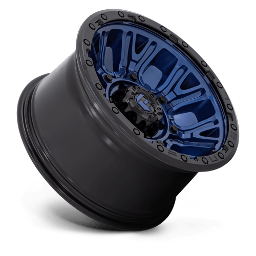 Fuel D827 TRACTION - Dark Blue With Black Ring-Wheels-Fuel-Dirty Diesel Customs