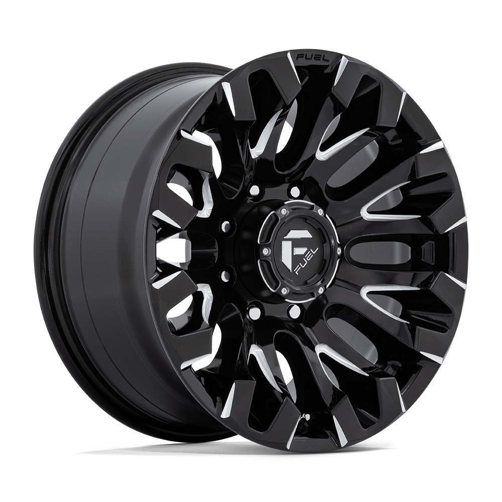 Fuel D828 QUAKE - Gloss Black Milled-Wheels-Fuel-Dirty Diesel Customs