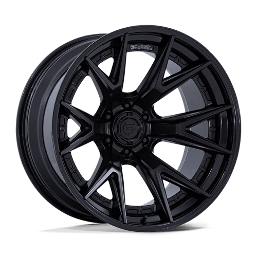 Fuel FC402 CATALYST - Matte Black With Gloss Black Lip-Wheels-Fuel-Dirty Diesel Customs