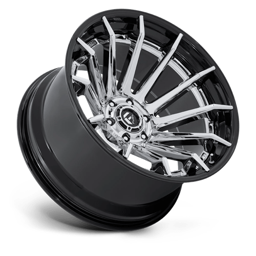 Fuel FC403 BURN - Chrome With Gloss Black Lip-Wheels-Fuel-Dirty Diesel Customs