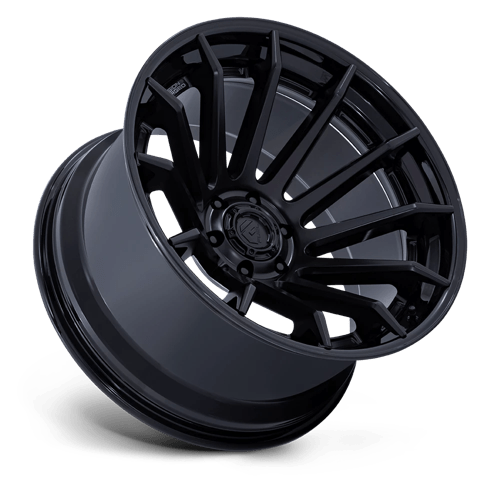 Fuel FC403 BURN - Matte Black With Gloss Black Lip-Wheels-Fuel-Dirty Diesel Customs