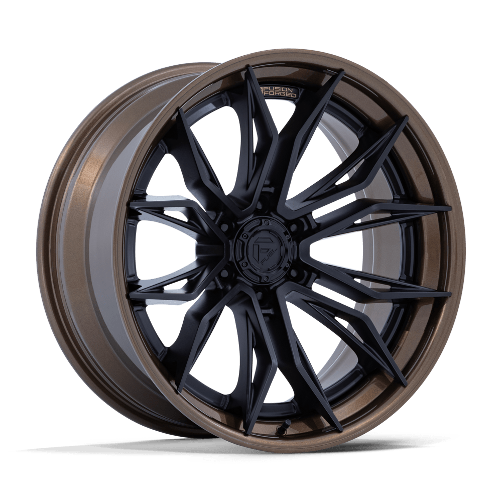 Fuel FC404 MUTINY - Matte Black W/ Gloss Bronze Lip-Wheels-Fuel-Dirty Diesel Customs