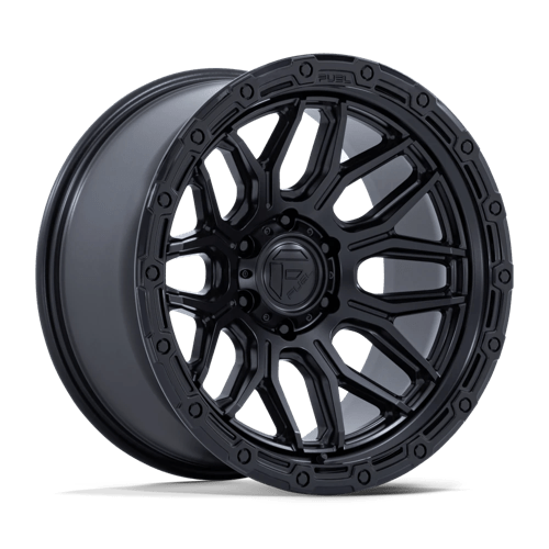 Fuel FC881 SURGE - Matte Black w/ Gloss Black Lip-Wheels-Fuel-Dirty Diesel Customs