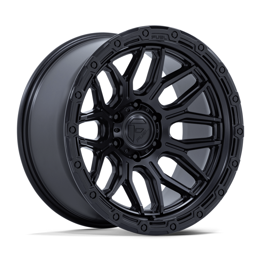 Fuel FC881 SURGE - Matte Black w/ Gloss Black Lip-Wheels-Fuel-Dirty Diesel Customs