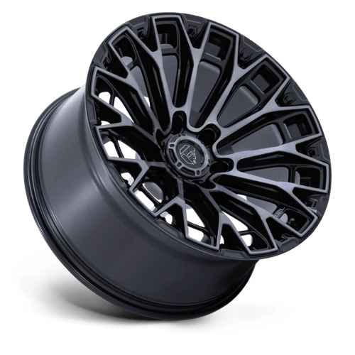 Fuel FC882 TRAX - Gloss Black Machined Face Dark Tinted Clear-Wheels-Fuel-Dirty Diesel Customs