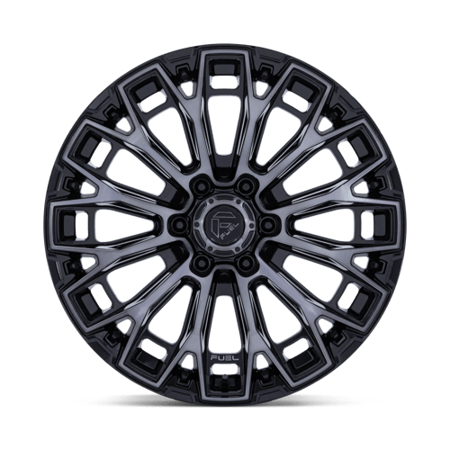 Fuel FC882 TRAX - Gloss Black Machined Face Dark Tinted Clear-Wheels-Fuel-Dirty Diesel Customs
