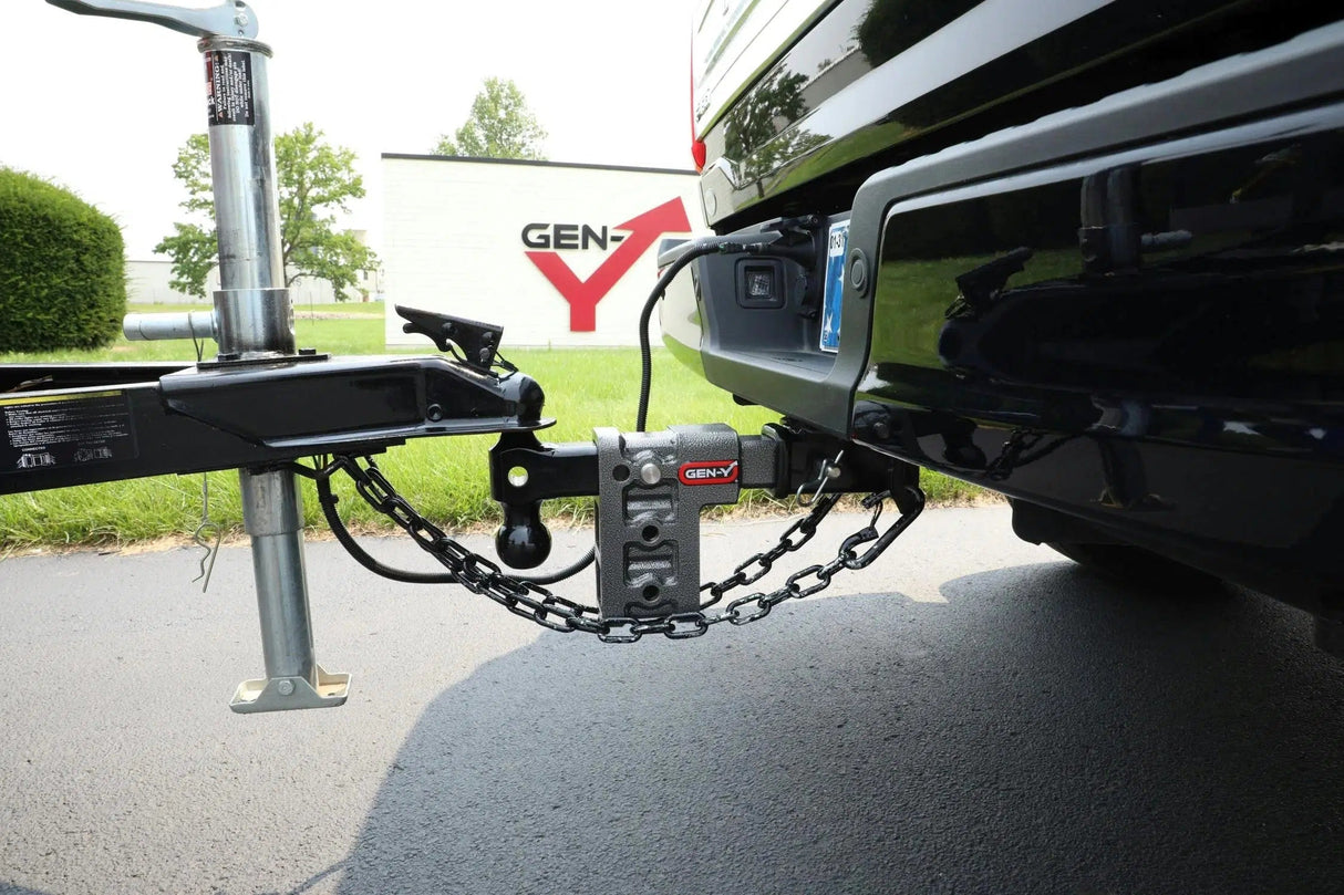 Gen-Y | Mega-Duty 32K Drop Hitch | 12" Drop | 3" Shank | Dual Ball Mount & Pintle Lock (GH-1725)-Drop Hitch-Gen-Y Hitch-Dirty Diesel Customs