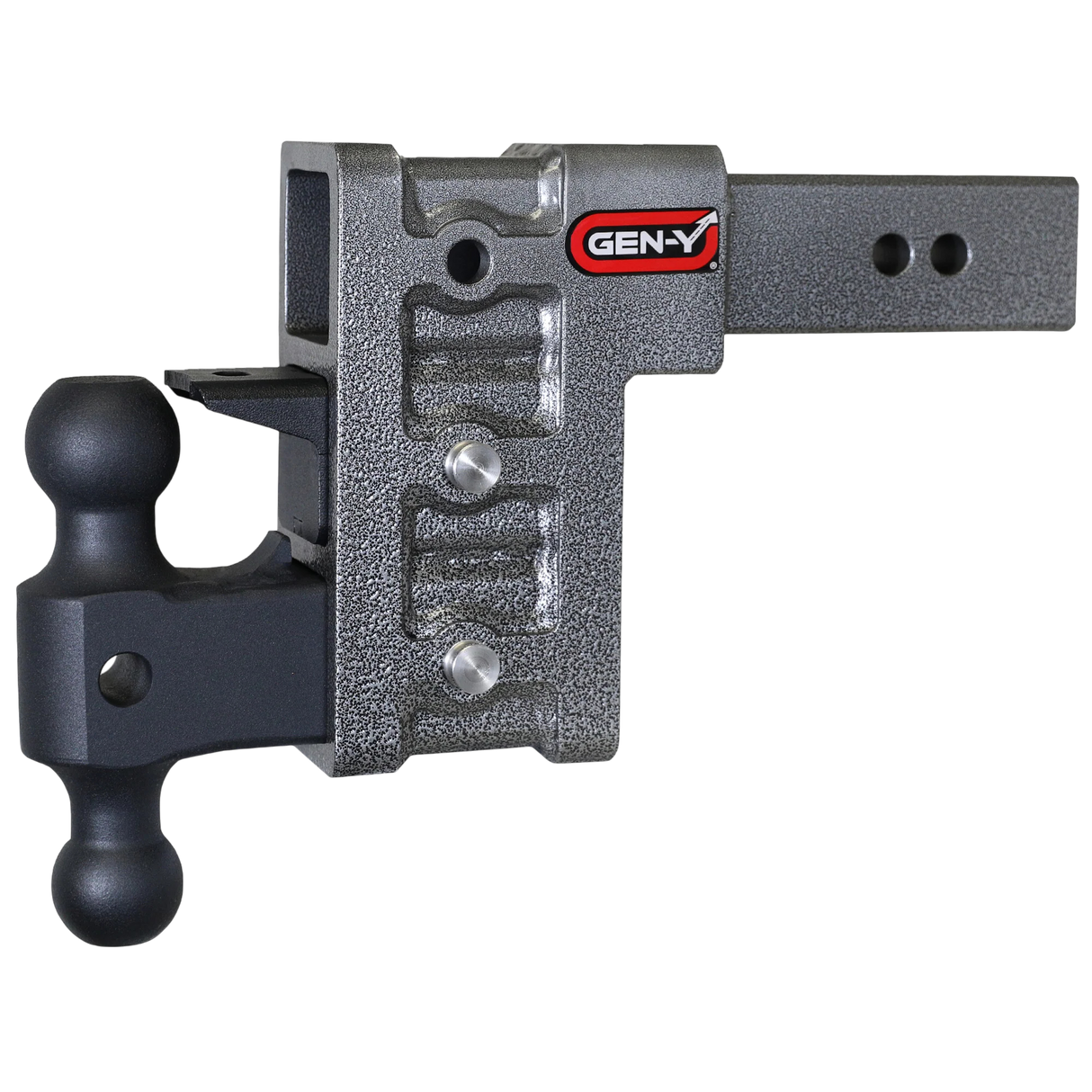 Gen-Y Mega-Duty 21K 6" Drop Hitch 2.5" Shank Dual-Ball Mount & Pintle Lock (GH-623)-Drop Hitch-Gen-Y Hitch-Dirty Diesel Customs