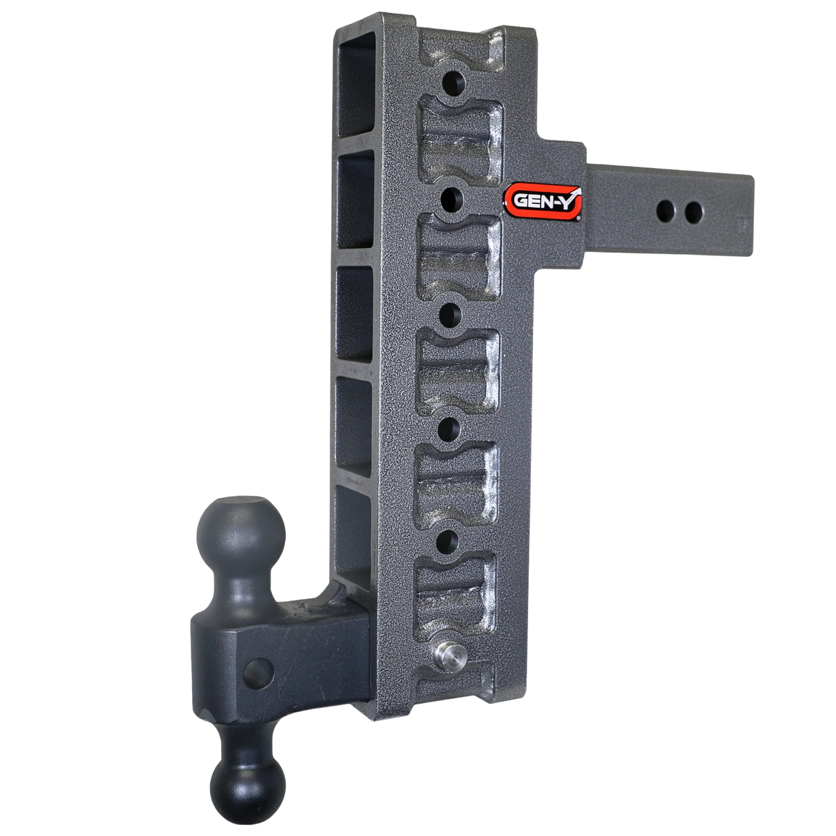 Gen-Y Mega-Duty 21K 12" Offset Drop Hitch 2.5" Shank Dual-Ball Mount (GH-916)-Drop Hitch-Gen-Y Hitch-Dirty Diesel Customs