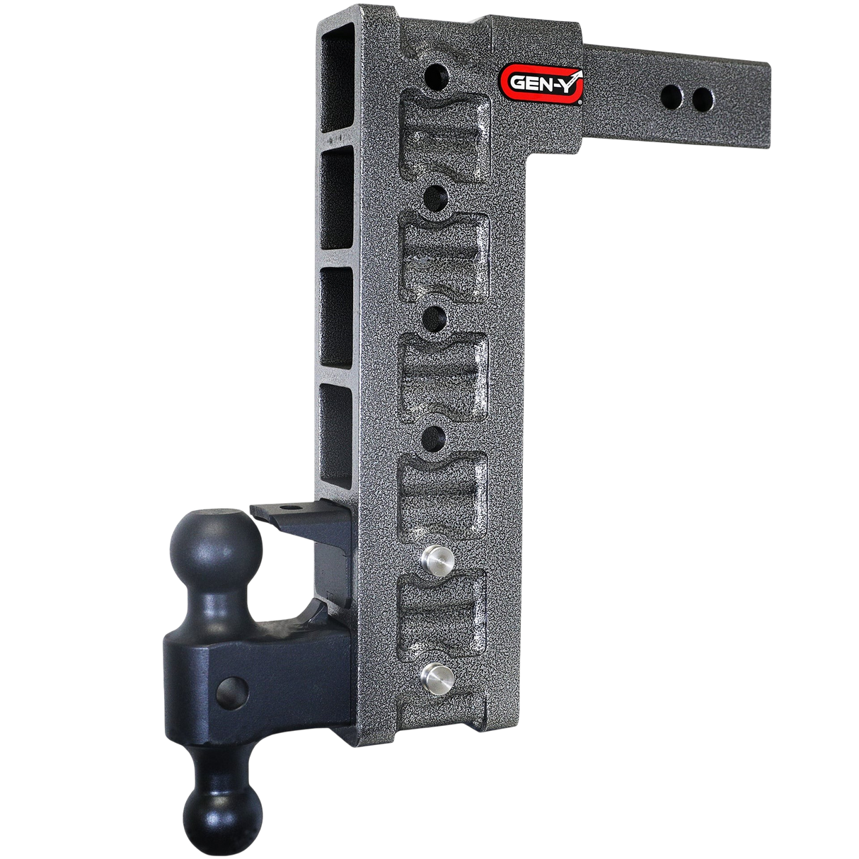 Gen-Y Mega-Duty 21K 15" Drop Hitch 2.5" Shank Dual-Ball Mount & Pintle Lock (GH-626)-Drop Hitch-Gen-Y Hitch-Dirty Diesel Customs