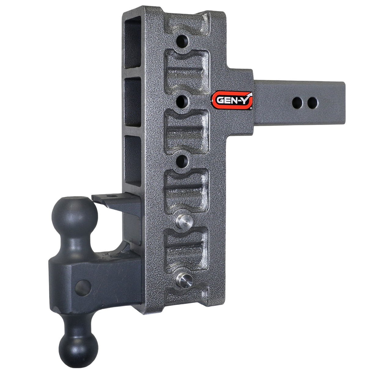 Gen-Y Mega-Duty 21K 9" Offset Drop Hitch 2.5" Shank Dual-Ball Mount & Pintle Lock (GH-925)-Drop Hitch-Gen-Y Hitch-Dirty Diesel Customs