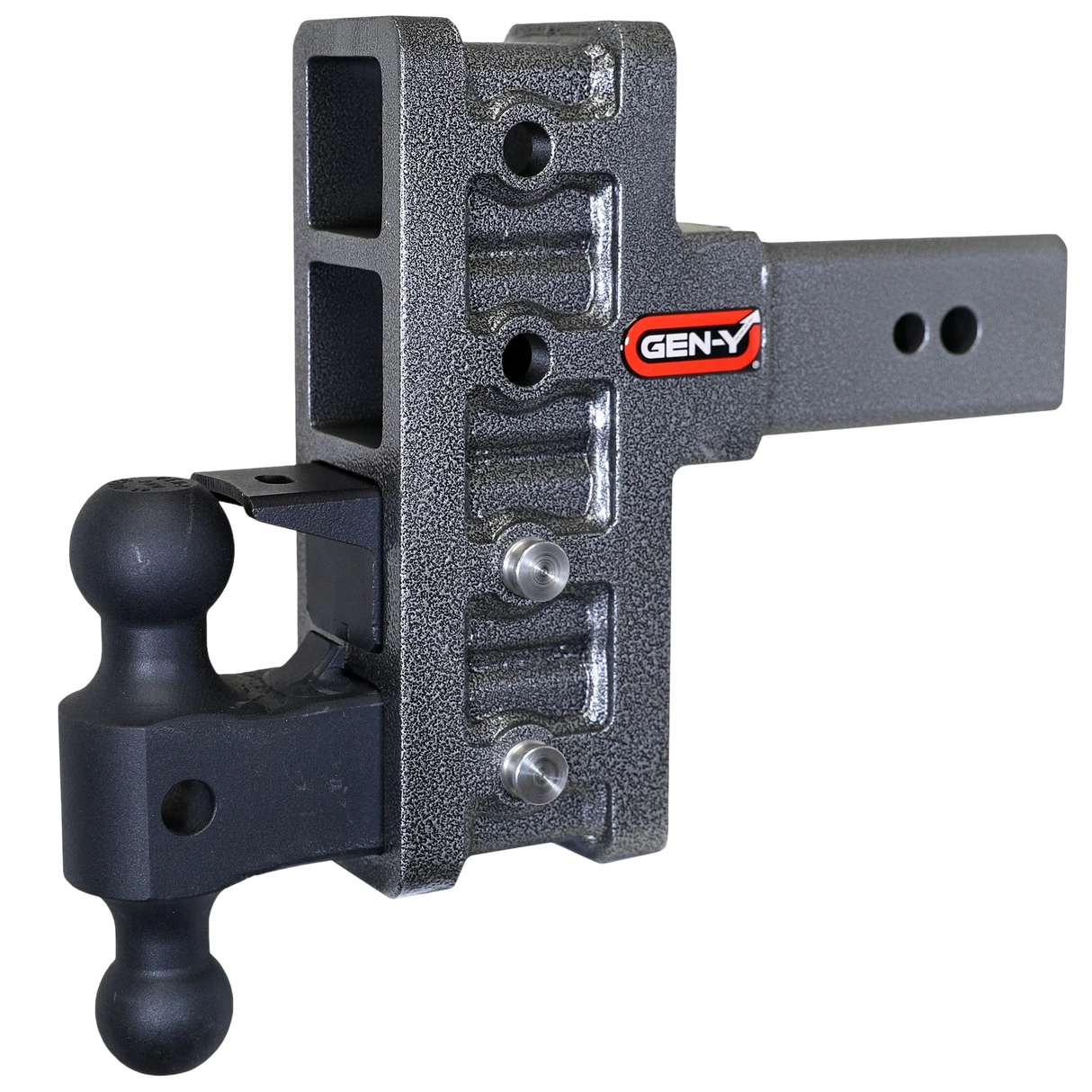 Gen-Y | Mega-Duty 32K Drop Hitch | 6" Offset Drop | 3" Shank | Dual Ball Mount & Pintle Lock (GH-2024)-Drop Hitch-Gen-Y Hitch-Dirty Diesel Customs