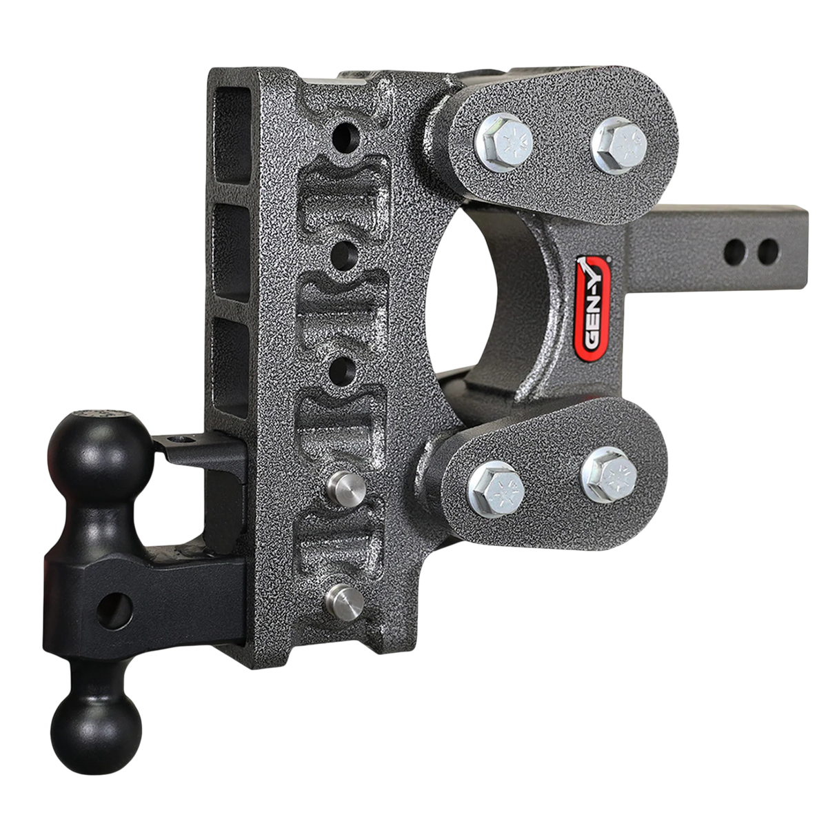 Gen-Y | The Boss Torsion-Flex 10k Drop Hitch | 7.5" Drop | 2" Shank | Dual Ball Mount & Pintle Lock (GH-1025)