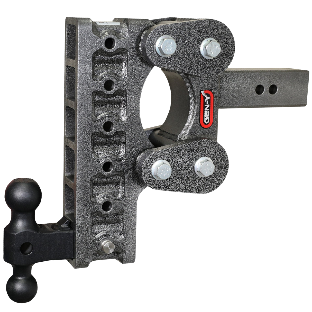 Gen-Y | The Boss Torsion-Flex 16k Drop Hitch | 10" Drop | 2.5" Shank | Dual Ball Mount (GH-1116)