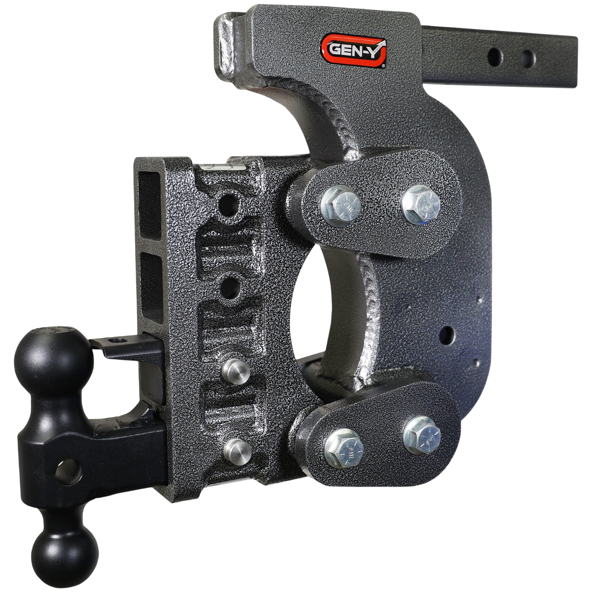Gen-Y | The Boss Torsion-Flex 16k Drop Hitch | 12.5" Drop | 2" Shank | Dual Ball Mount & Pintle Lock (GH-1424)