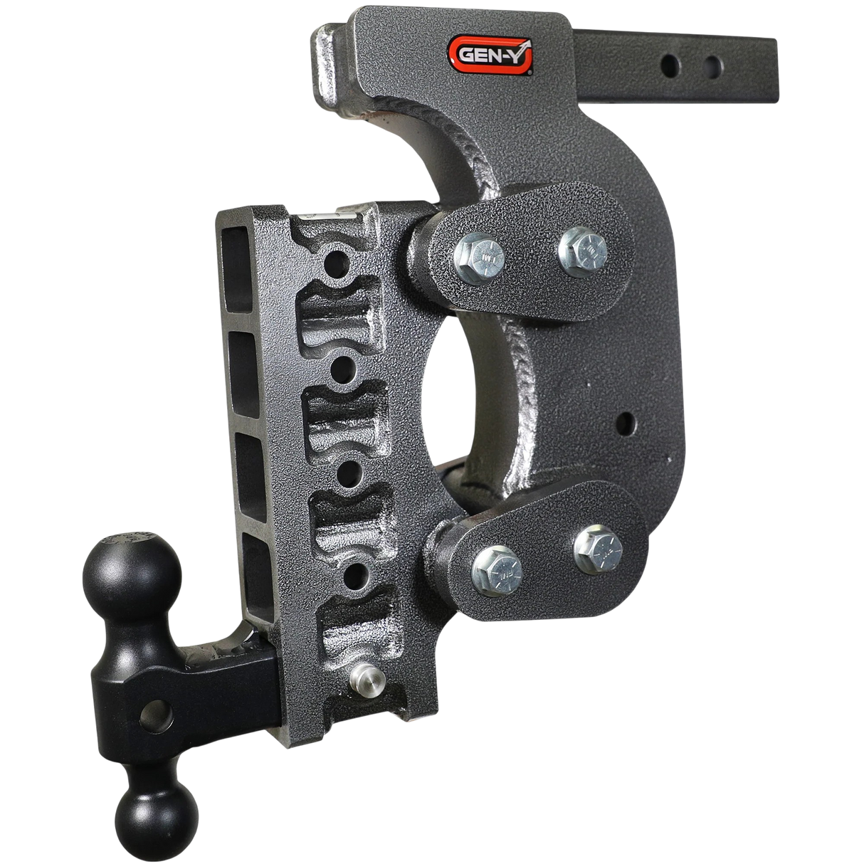 Gen-Y | The Boss Torsion-Flex 16k Drop Hitch | 15" Drop | 2" Shank | Dual Ball Mount (GH-1415)